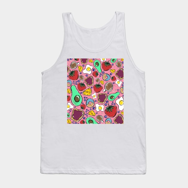 You Had Me At Brunch Tank Top by halideO